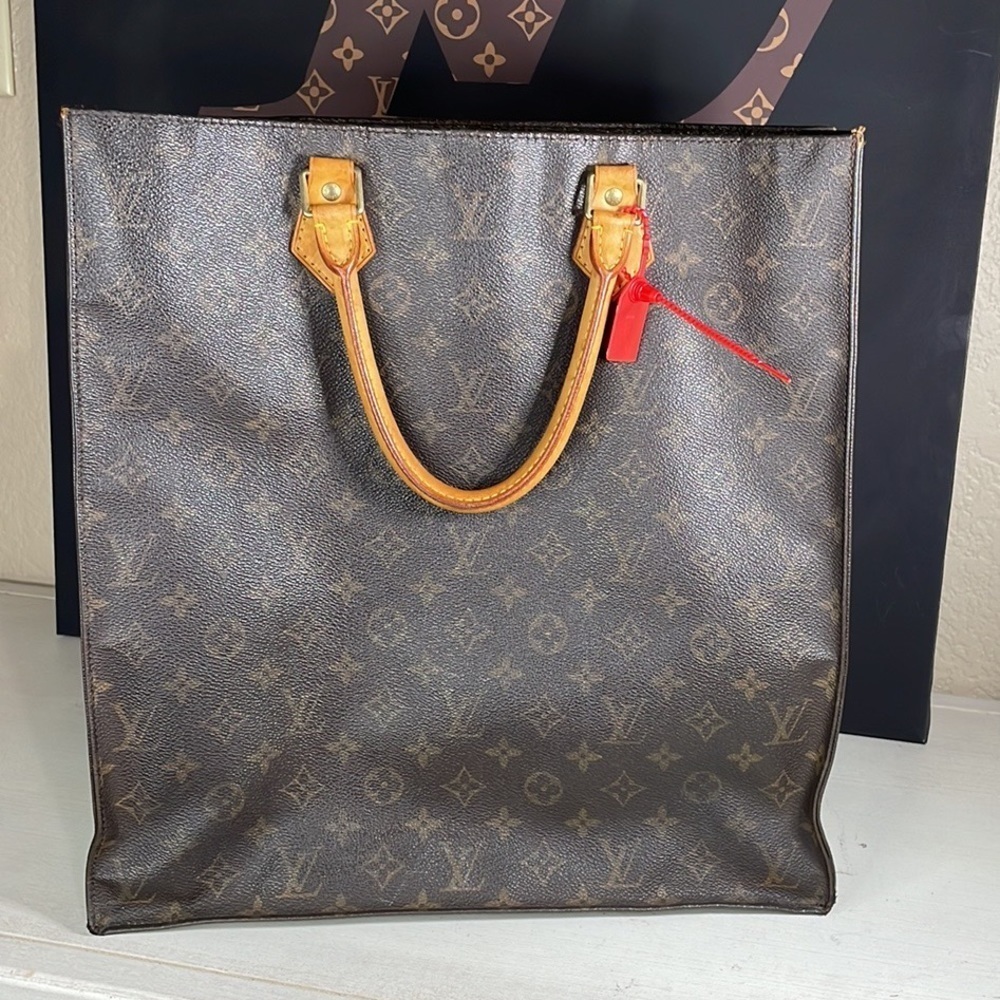 Louis Vuitton Monogram Sac Plat Tote Bag LV Tote LV Monogram Purse LV Bag 🔥 - Picture 4 of 17